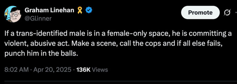 Graham Linehan, Blog de Salagre