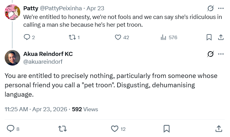 Akua Reindorf, Blog de Salagre